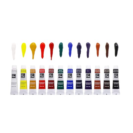 Artists Loft; 12 Color Watercolor Paint Set by Artist's Loft™ Necessities™; Category:Watercolor Tube Sets; Image:1